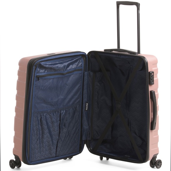 New! Calpak 25” Hardside Spinner Luggage in Rose Gold - Picture 3 of 6
